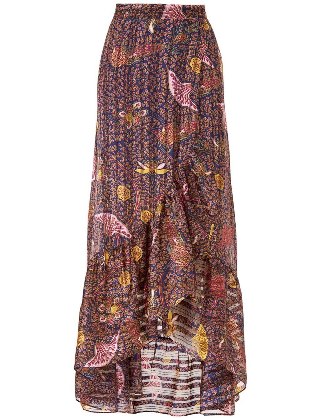 Ba&sh Dalvia Asymmetric Maxi Skirt